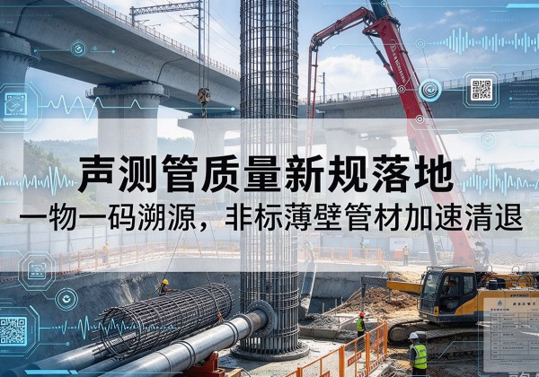 北镇声测管质量新规落地，一物一码溯源，非标薄壁管材加速清退